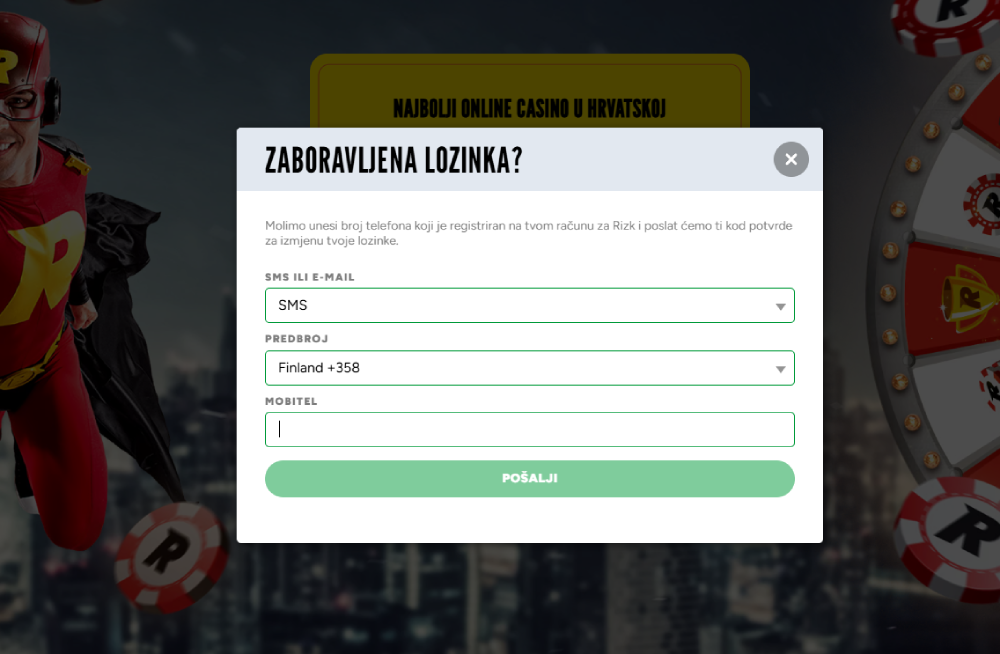 Rizk password